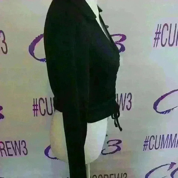 No boundaries Johnny Taylor ruched top new with tags multiple sizes. Black. - Picture 5 of 8